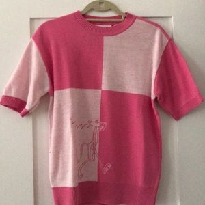 Limited edition Pink Panther short sleeve sweater